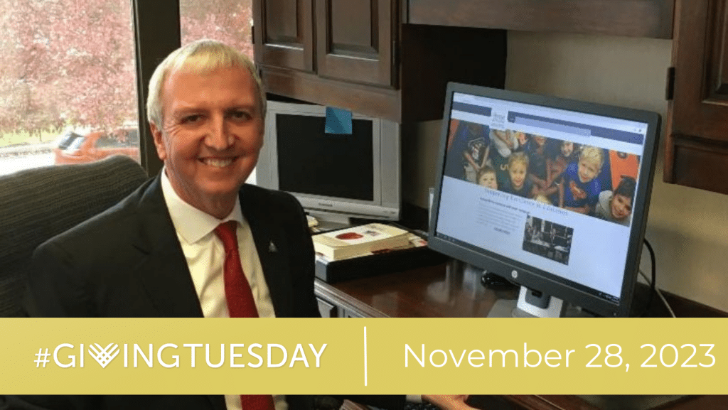 Giving Tuesday Picture With Dr. Thacker